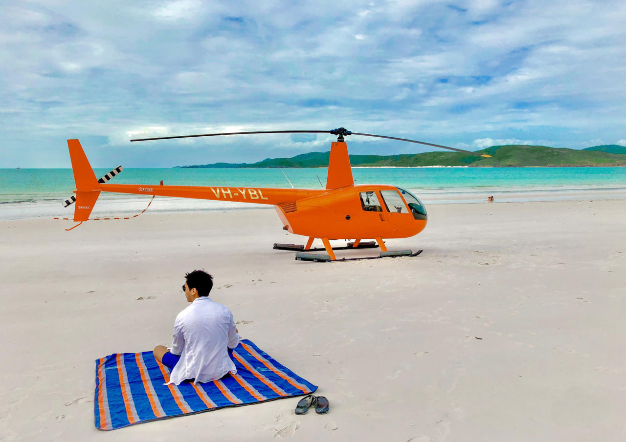 Offering stunning views of the whitsunday islands and the iconic great barrier reef! Helicopter Tour Go Dominican Travel