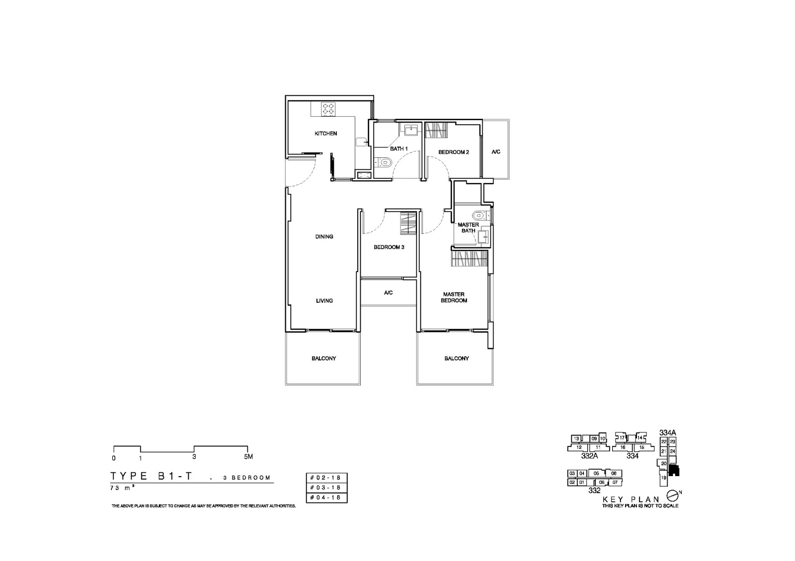 Entrance hall lounge/kitchen bedroom bathroom Whitehaven Condo Floor Plans