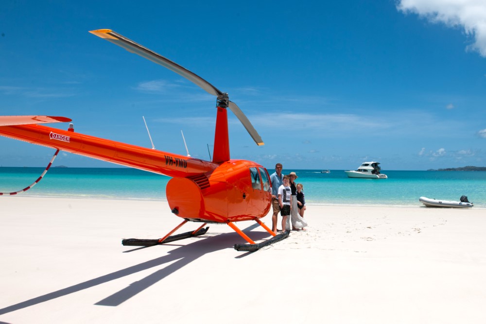 Hamilton island air whitehaven beach getaway. Whitehaven Beach Helicopter Tour Scenic Flight Booker