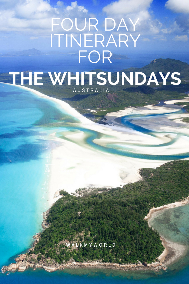 Brilliant azure water, which is warm yet cools you off from the hot queensland sun and all of this looksout on nearby lush green islands. A Mind Blowing Four Day Itinerary For The Whitsundays Walk My World