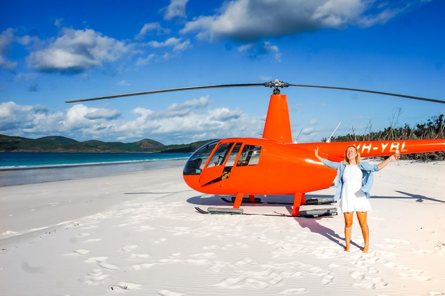 Helicopter Flights From Airlie Beach To Whitehaven Beach&nbsp;Package