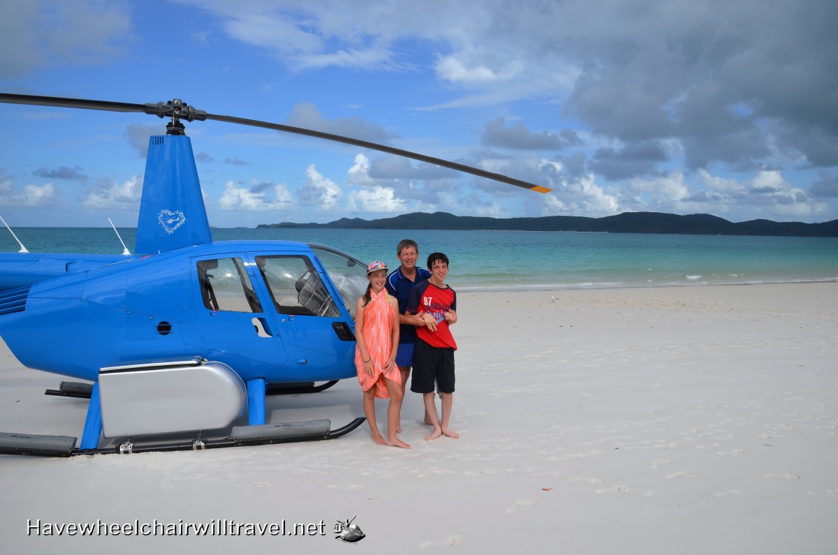 Secluded, sustainable barefoot luxe island resort. Hamilton Island Whitehaven Beach By Helicopter Have Wheelchair Will Travel